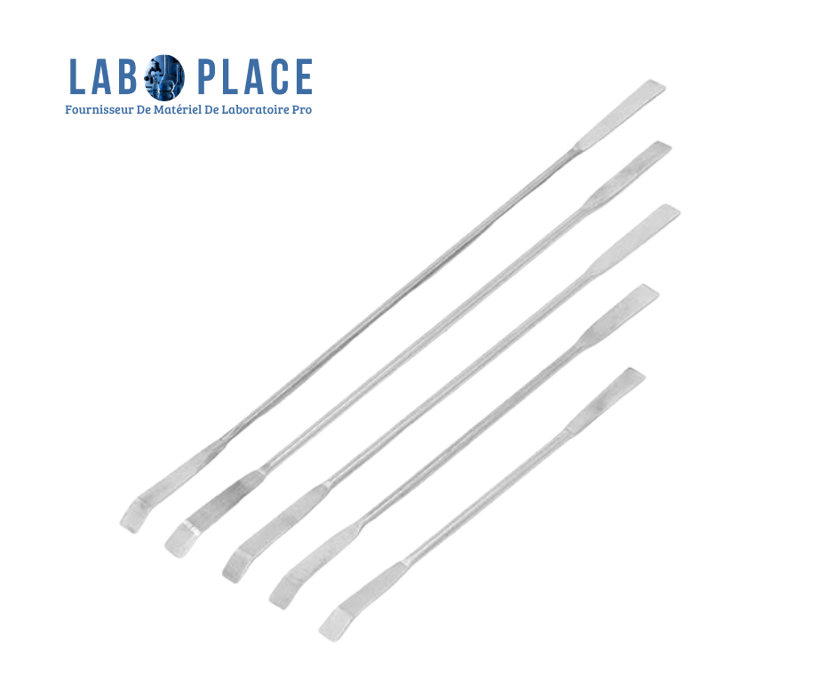 Série de 5 spatules plates en inox