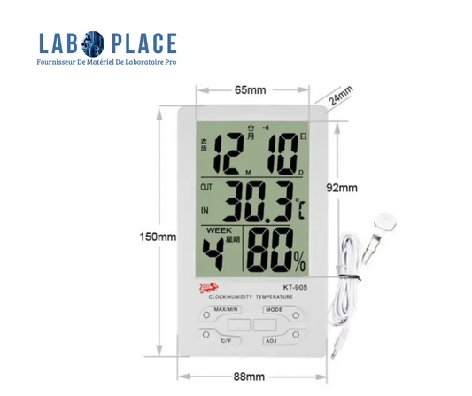 Hygromètre Thermomètre numérique