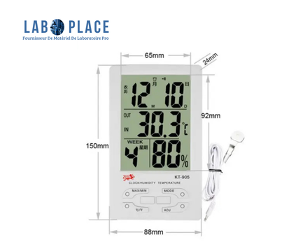 Hygromètre Thermomètre numérique