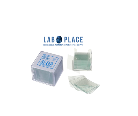 Lamelle couvre  (boite de 100 pièces borosilicaté 3.3)